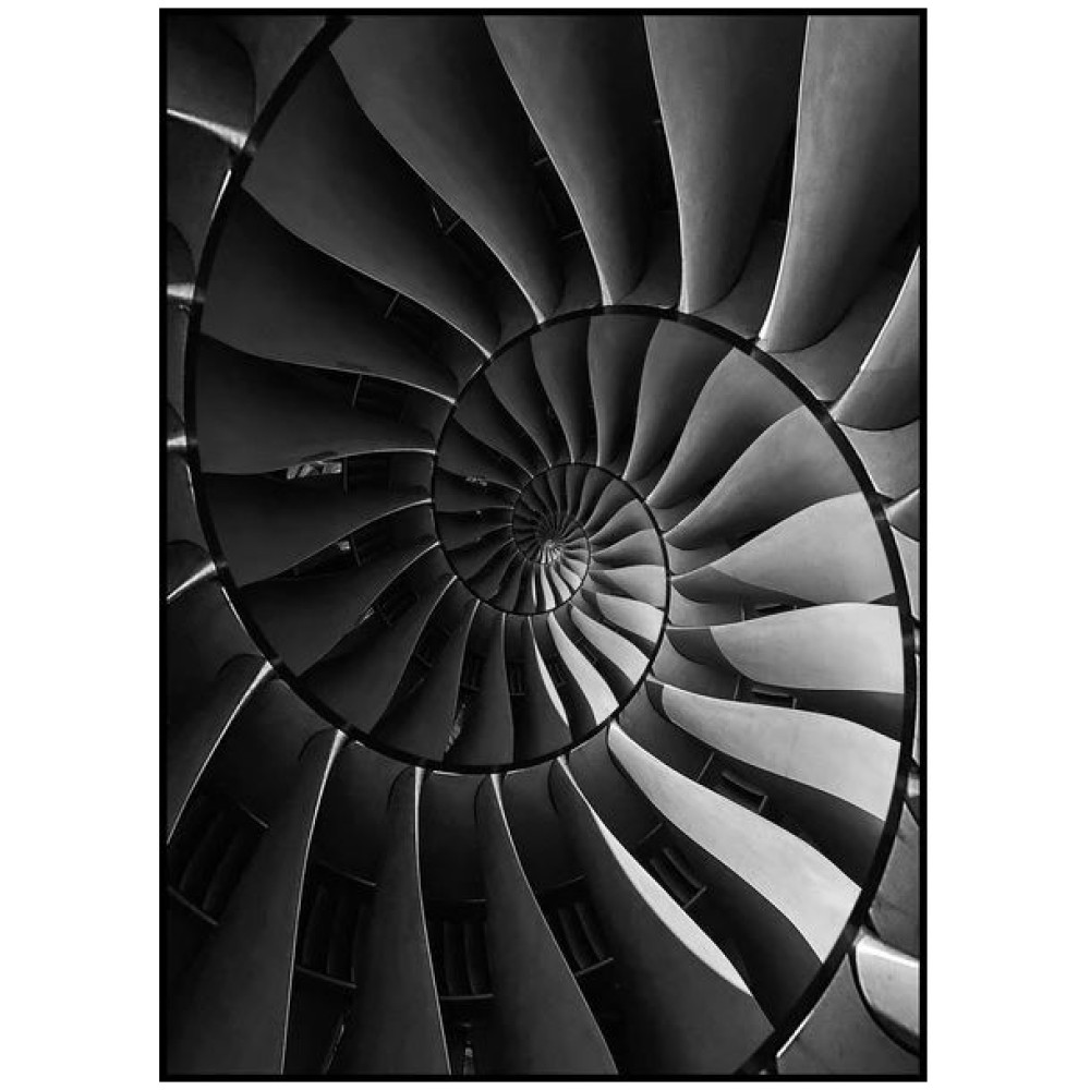 Интерьерный постер BLACK TURBINE 
